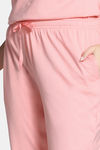 Zivame Farm Lore Knit Cotton Pyjama Set - Soft Pink — thumbnail 6